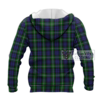 Forbes Tartan Knitted Hoodie with Family Crest DNA In Me Style