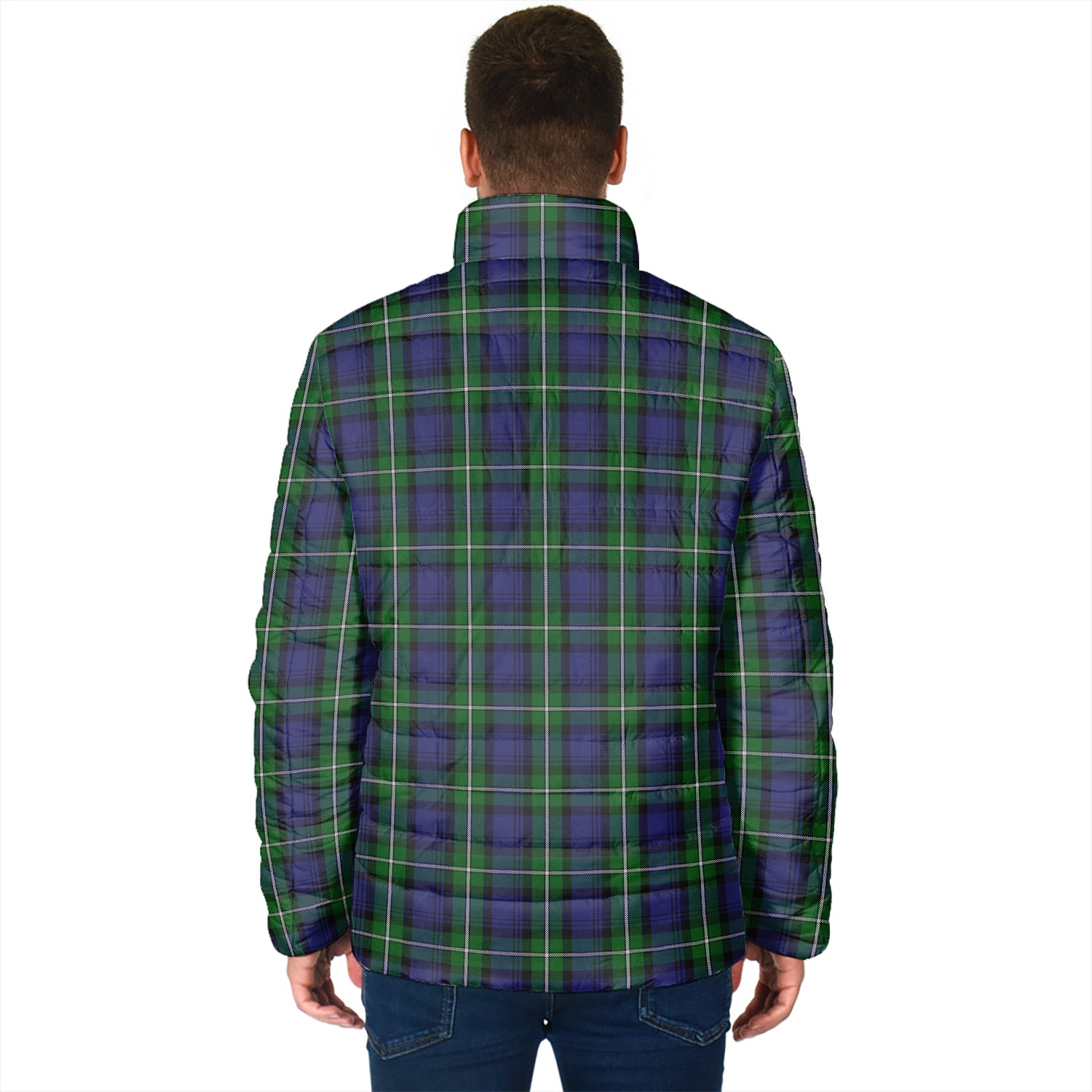 Forbes Tartan Padded Jacket with Family Crest - Tartan Vibes Clothing