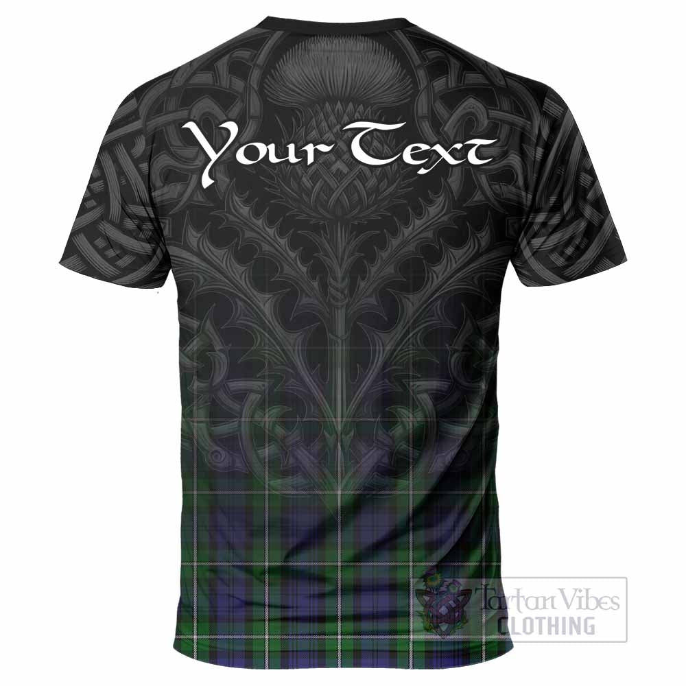 Tartan Vibes Clothing Forbes Tartan T-Shirt with Family Crest Celtic Thistle Vibes