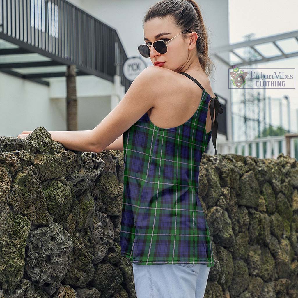 Tartan Vibes Clothing Forbes Tartan Loose Halter Neck Camisole