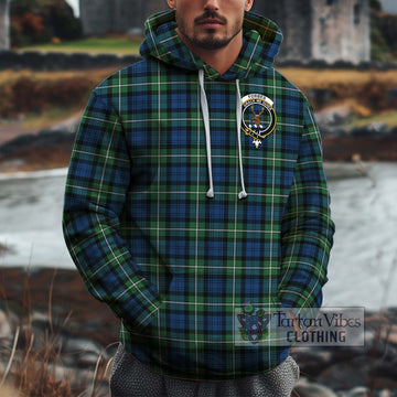 Forbes Ancient Tartan Cotton Hoodie with Family Crest