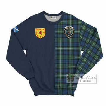 Forbes Ancient Tartan Sweatshirt Alba with Scottish Lion Royal Arm Half Style