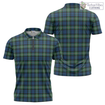 Forbes Ancient Tartan Zipper Polo Shirt