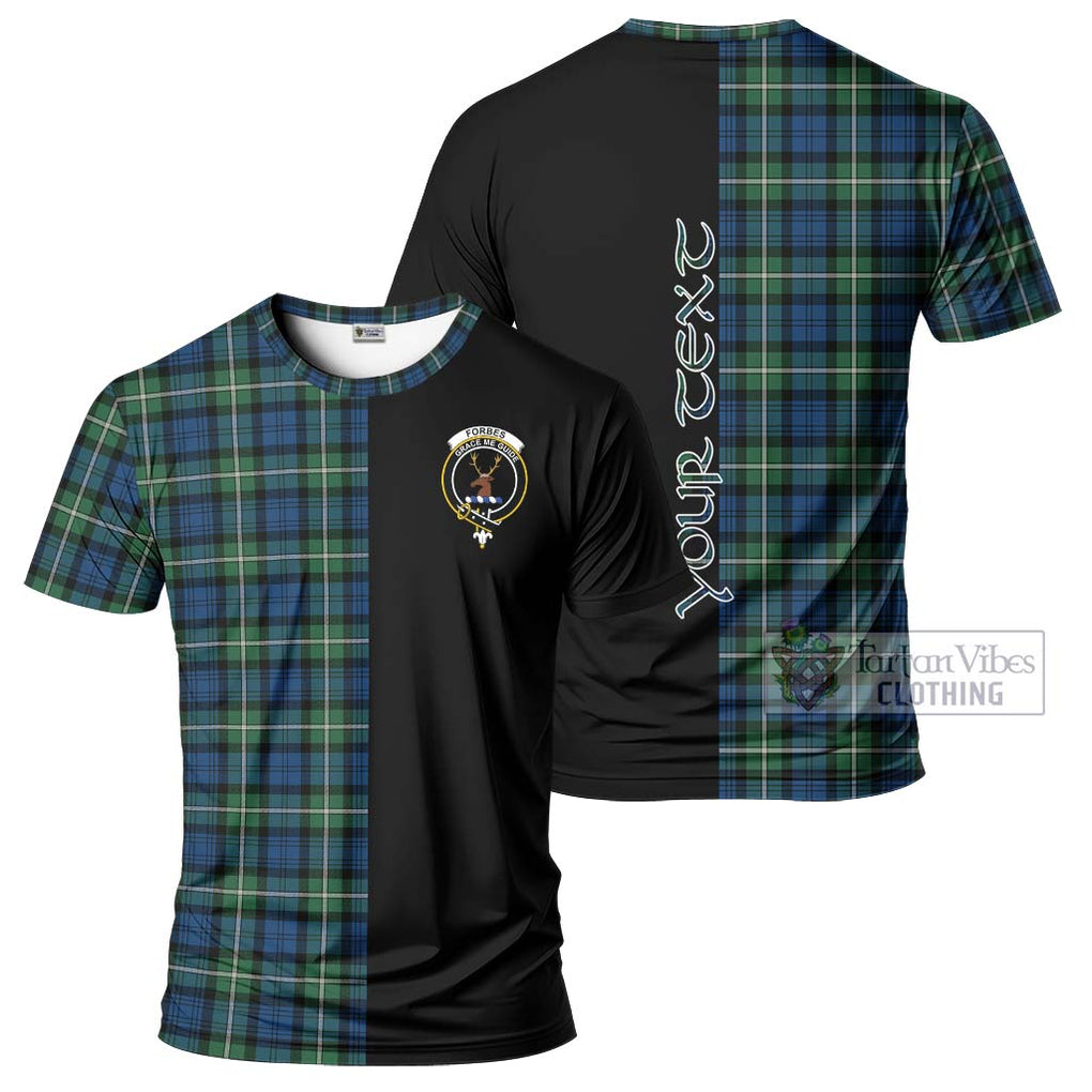 Forbes Ancient Tartan T-Shirt with Family Crest and Half Of Me Style Kid's Shirt - Tartanvibesclothing Shop