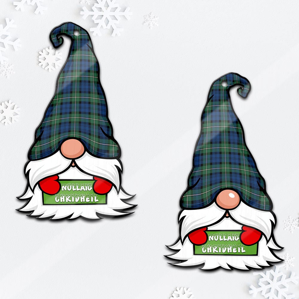 Forbes Ancient Gnome Christmas Ornament with His Tartan Christmas Hat - Tartan Vibes Clothing