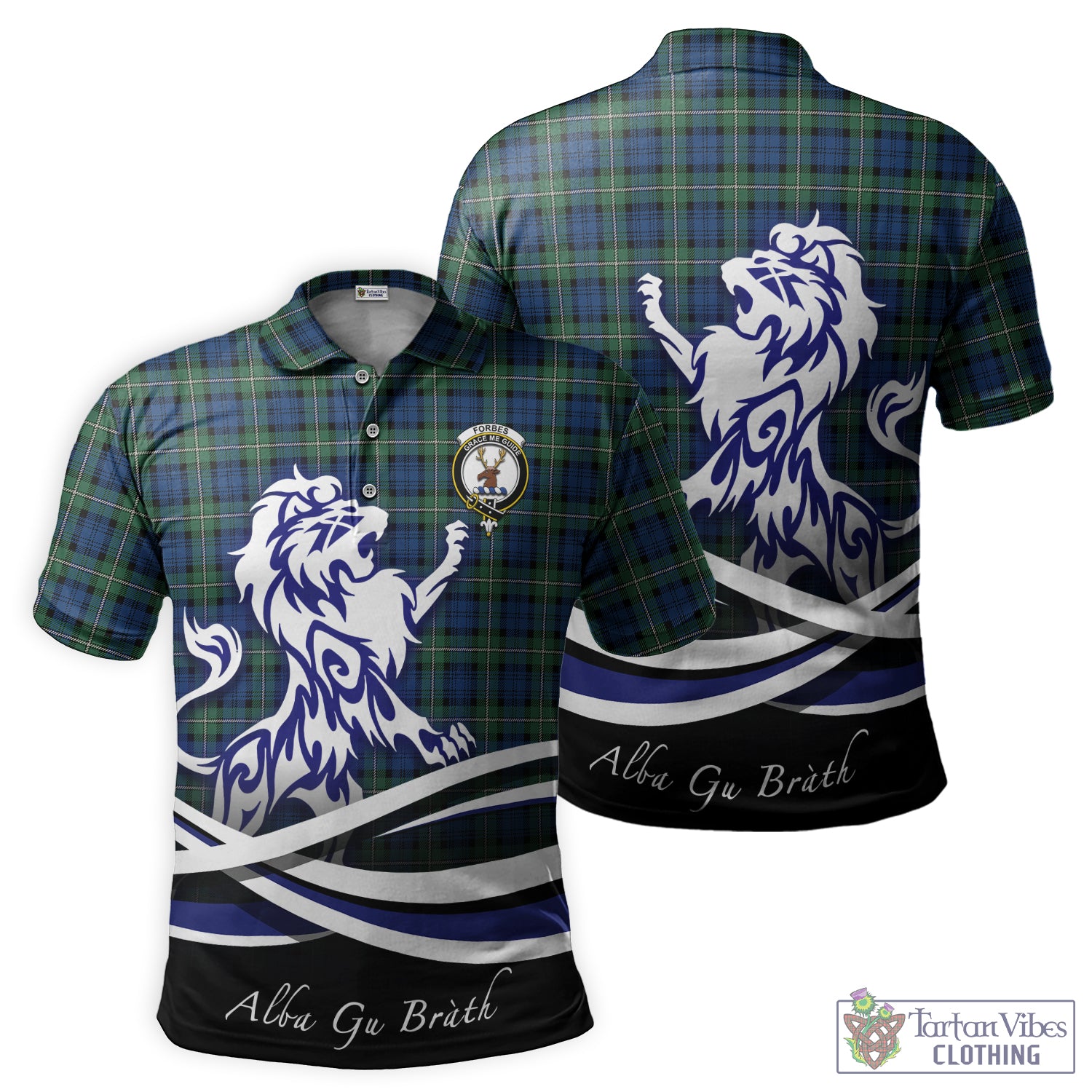 forbes-ancient-tartan-polo-shirt-with-alba-gu-brath-regal-lion-emblem