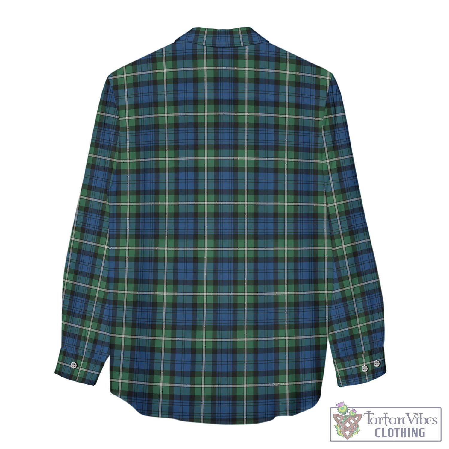 Tartan Vibes Clothing Forbes Ancient Tartan Womens Casual Shirt with Family Crest