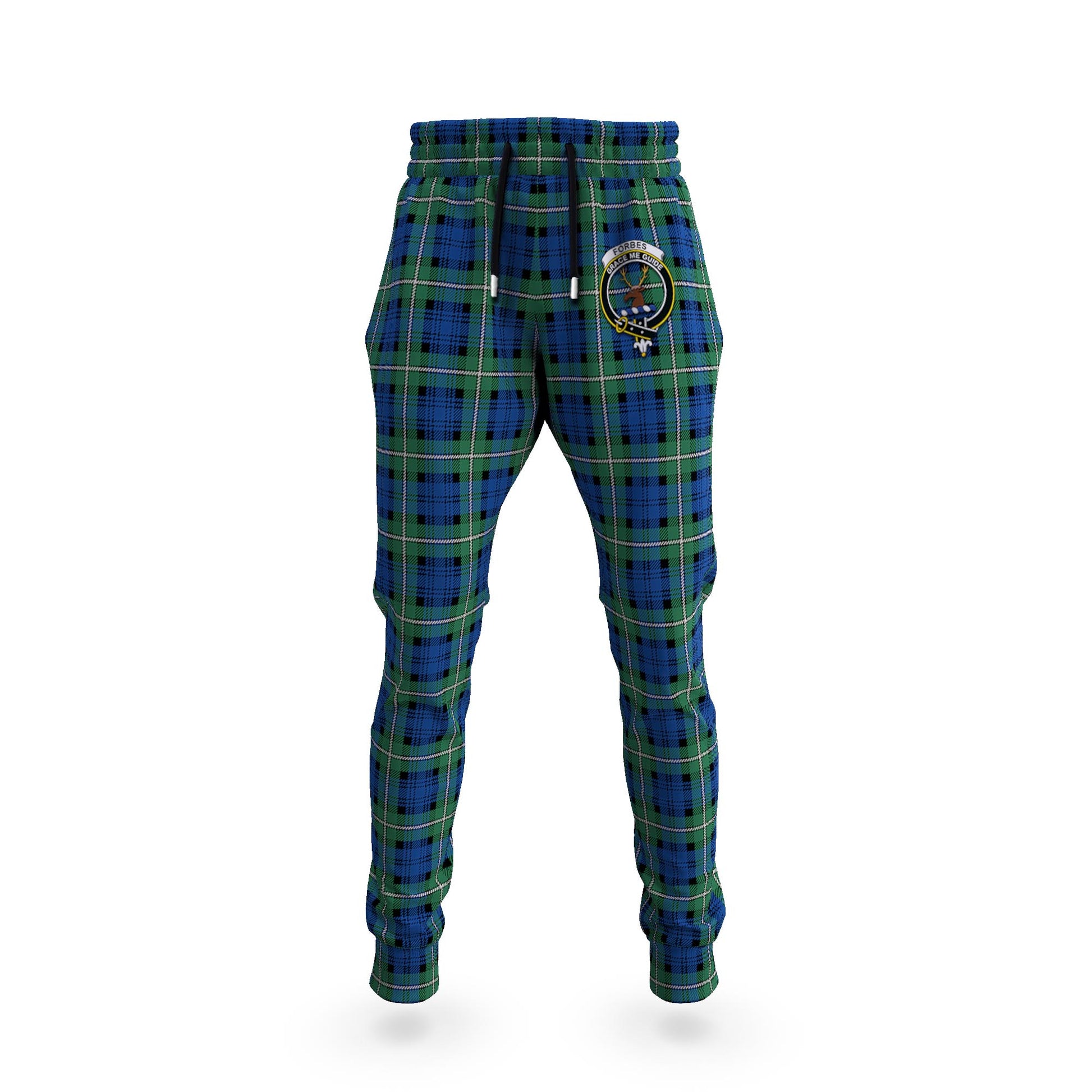 Forbes Ancient Tartan Joggers Pants with Family Crest 5XL - Tartan Vibes Clothing