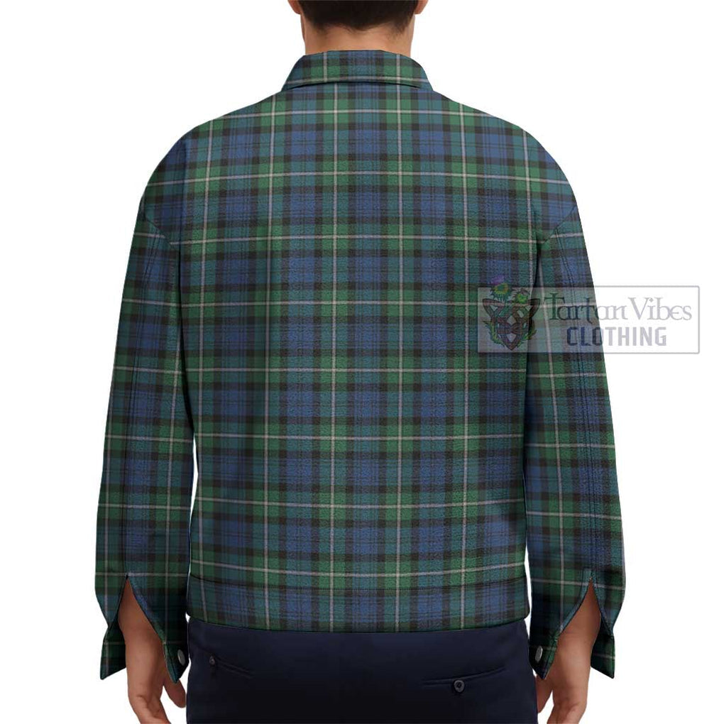 Forbes Ancient Tartan Unisex Lapel Cotton Jacket - Tartan Vibes Clothing