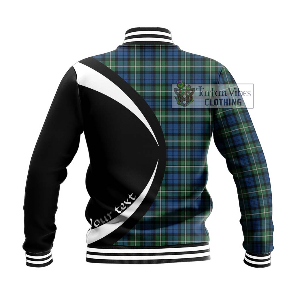 Forbes Ancient Tartan Baseball Jacket with Family Crest Circle Style - Tartan Vibes Clothing