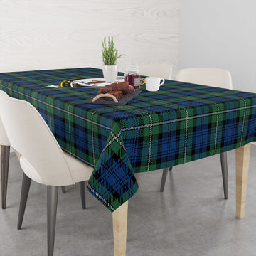 Forbes Ancient Tartan Tablecloth with Family Crest