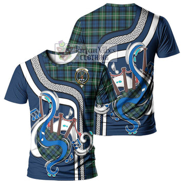 Forbes Ancient Tartan T-Shirt with Epic Bagpipe Style