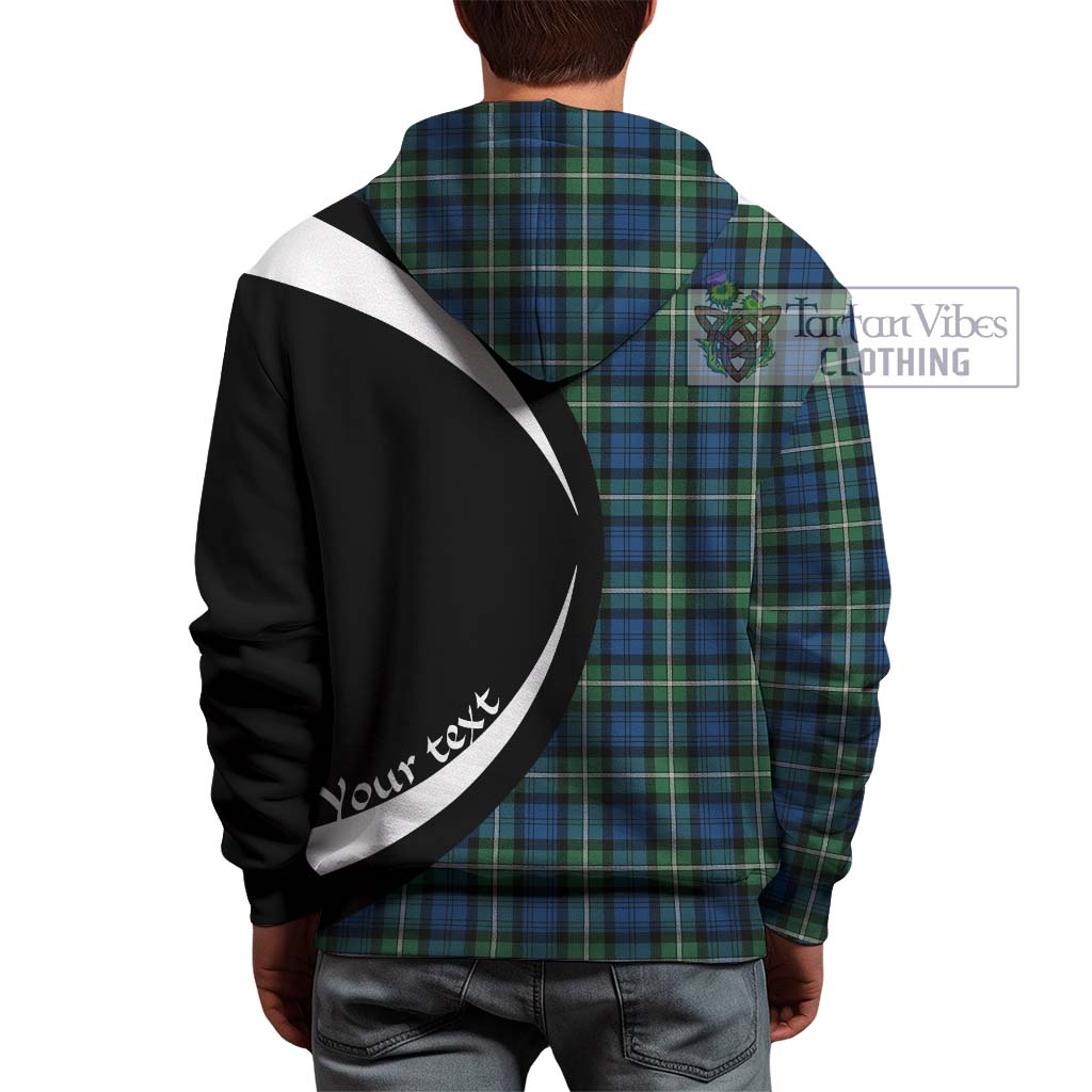 Tartan Vibes Clothing Forbes Ancient Tartan Hoodie with Family Crest Circle Style