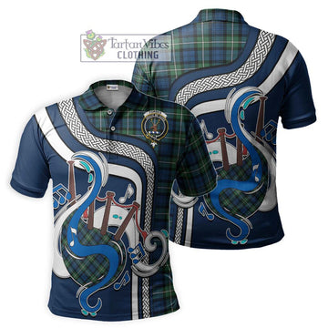 Forbes Ancient Tartan Polo Shirt with Epic Bagpipe Style