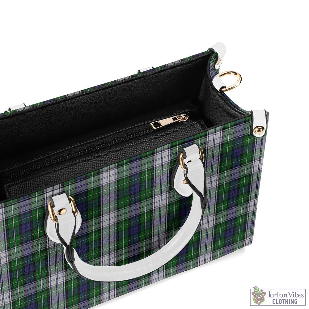 Tartan Vibes Clothing Forbes Dress Tartan Luxury Leather Handbags