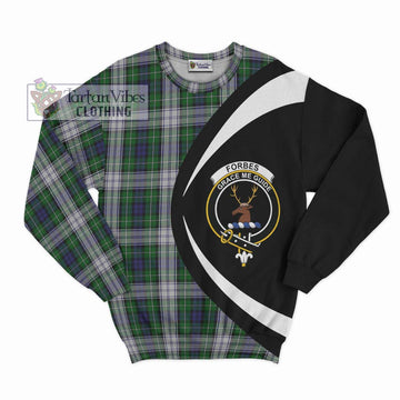 Forbes Dress Tartan Sweatshirt with Family Crest Circle Style