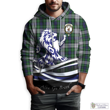 Forbes Dress Tartan Hoodie with Alba Gu Brath Regal Lion Emblem