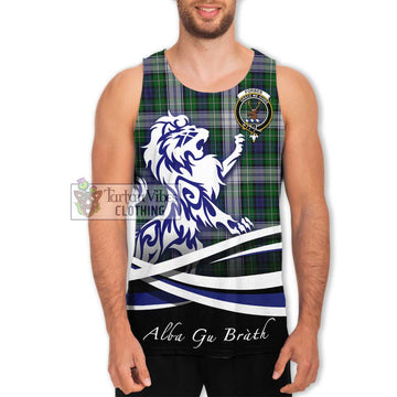 Forbes Dress Tartan Men's Tank Top with Alba Gu Brath Regal Lion Emblem