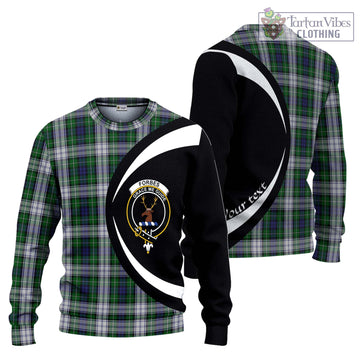 Forbes Dress Tartan Ugly Sweater with Family Crest Circle Style