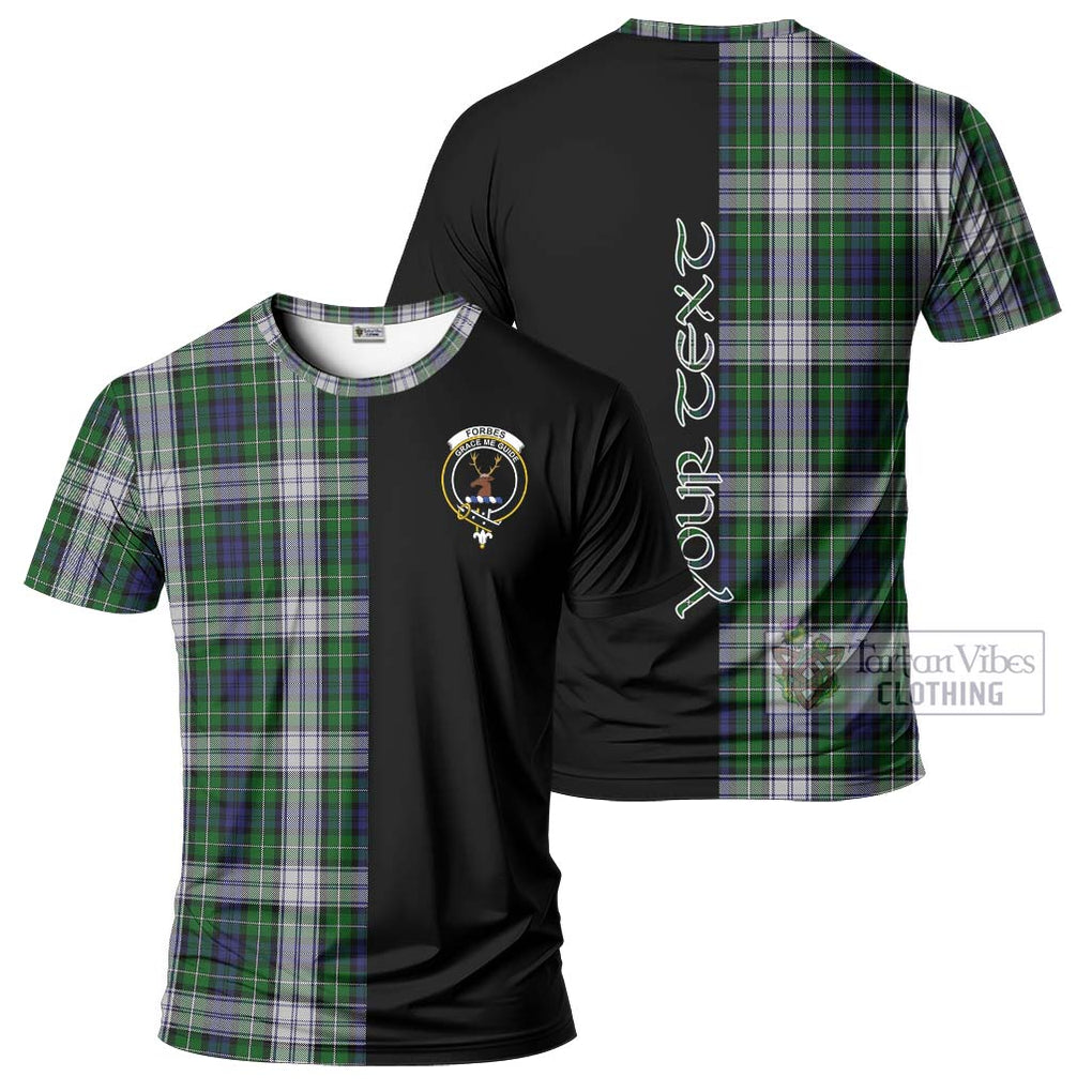 Forbes Dress Tartan T-Shirt with Family Crest and Half Of Me Style Kid's Shirt - Tartanvibesclothing Shop