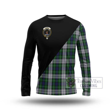 Forbes Dress Tartan Long Sleeve T-Shirt with Family Crest and Military Logo Style