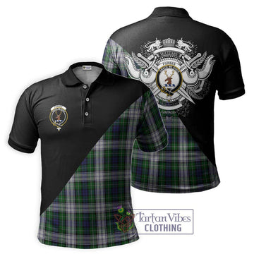 Forbes Dress Tartan Polo Shirt with Family Crest and Military Logo Style