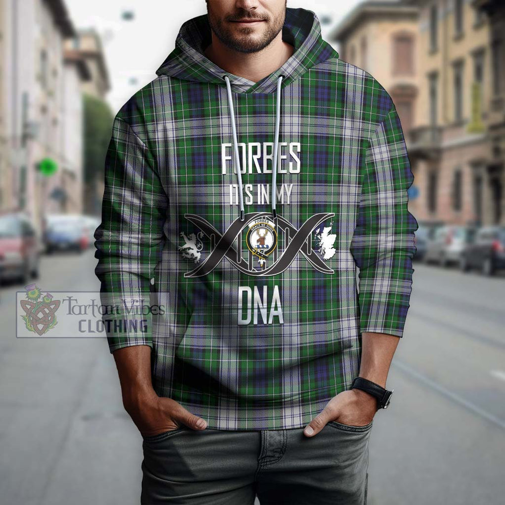 Forbes Dress Tartan Hoodie with Family Crest DNA In Me Style Pullover Hoodie - Tartanvibesclothing Shop