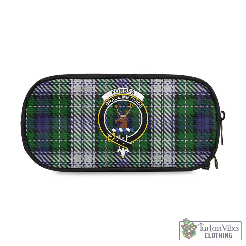 Tartan Vibes Clothing Forbes Dress Tartan Pen and Pencil Case with Family Crest