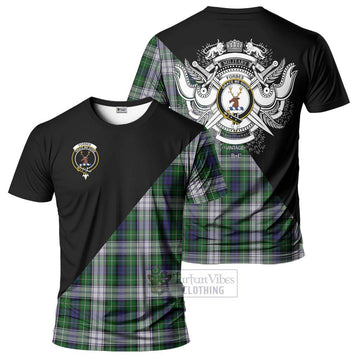 Forbes Dress Tartan T-Shirt with Family Crest and Military Logo Style