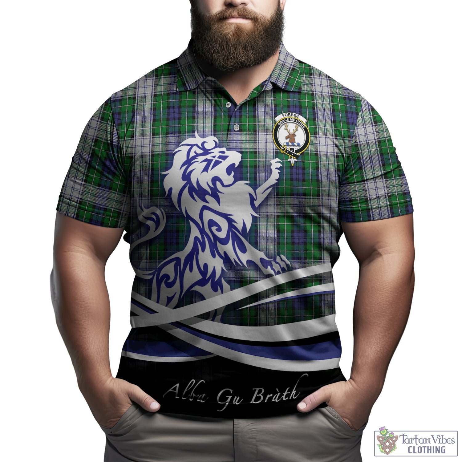 forbes-dress-tartan-polo-shirt-with-alba-gu-brath-regal-lion-emblem