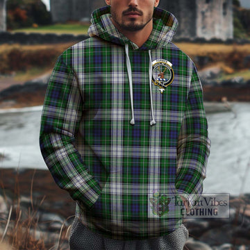 Forbes Dress Tartan Cotton Hoodie with Family Crest