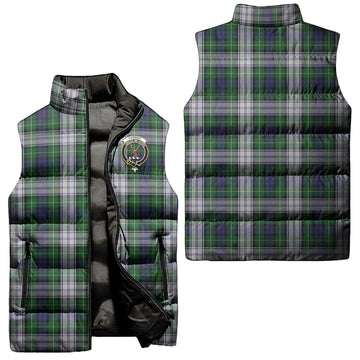 Forbes Dress Tartan Sleeveless Puffer Jacket with Family Crest