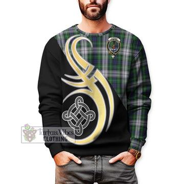 Forbes Dress Tartan Sweatshirt with Family Crest and Celtic Symbol Style