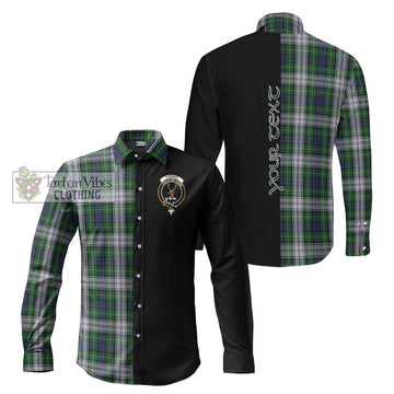 Forbes Dress Tartan Long Sleeve Button Shirt with Family Crest and Half Of Me Style