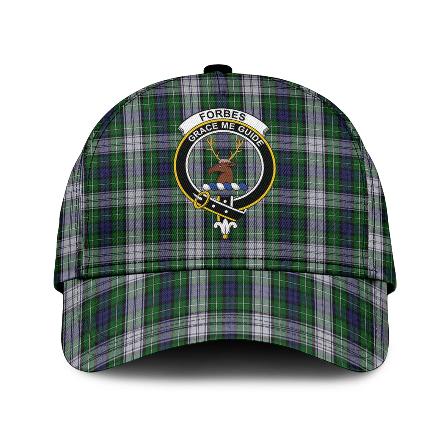 forbes-dress-tartan-classic-cap-with-family-crest