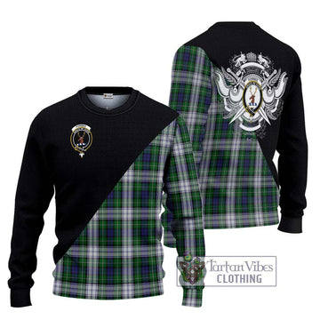 Forbes Dress Tartan Ugly Sweater with Family Crest and Military Logo Style