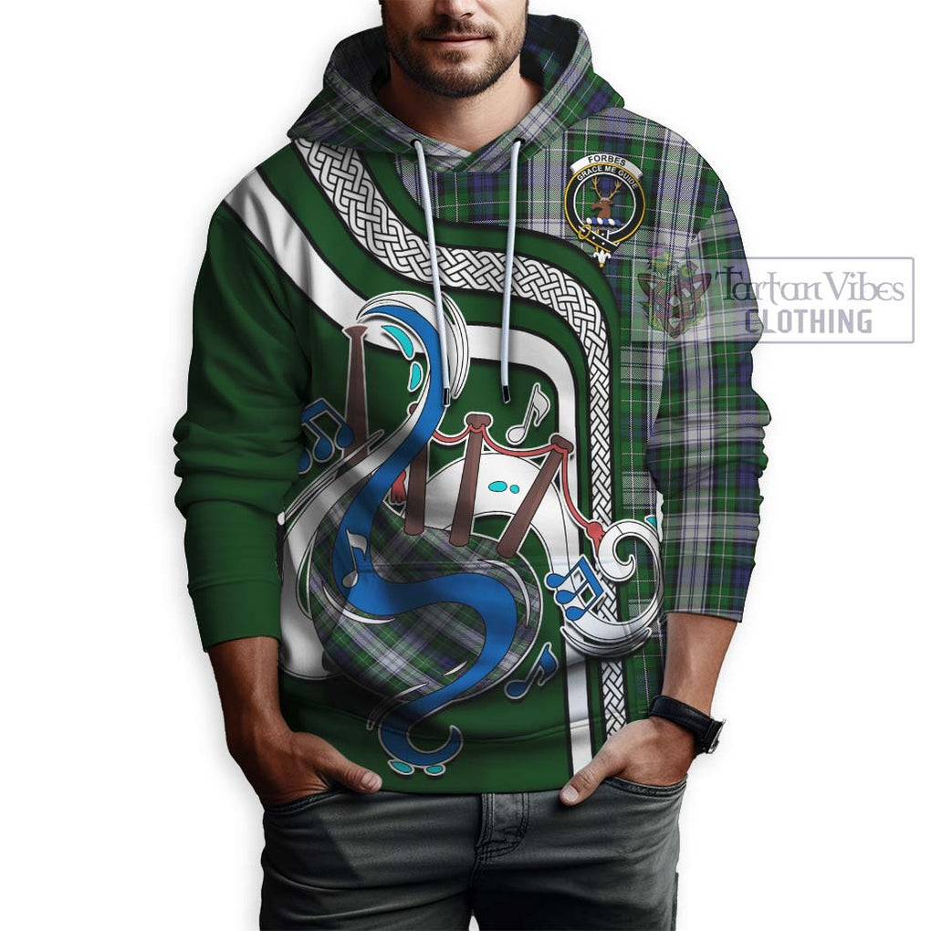 Forbes Dress Tartan Hoodie with Epic Bagpipe Style Zip Hoodie - Tartanvibesclothing Shop