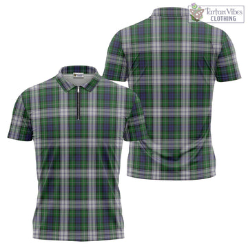 Forbes Dress Tartan Zipper Polo Shirt