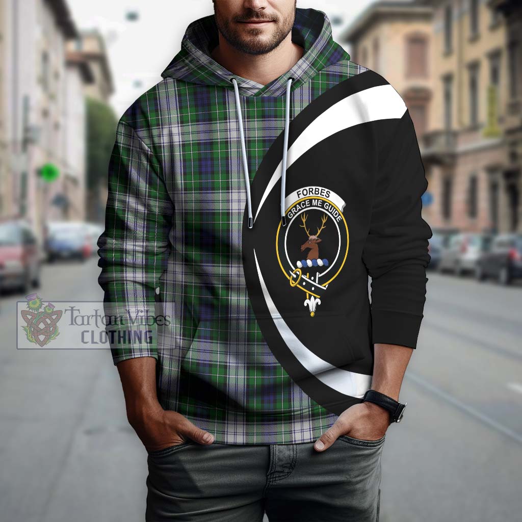 Tartan Vibes Clothing Forbes Dress Tartan Hoodie with Family Crest Circle Style