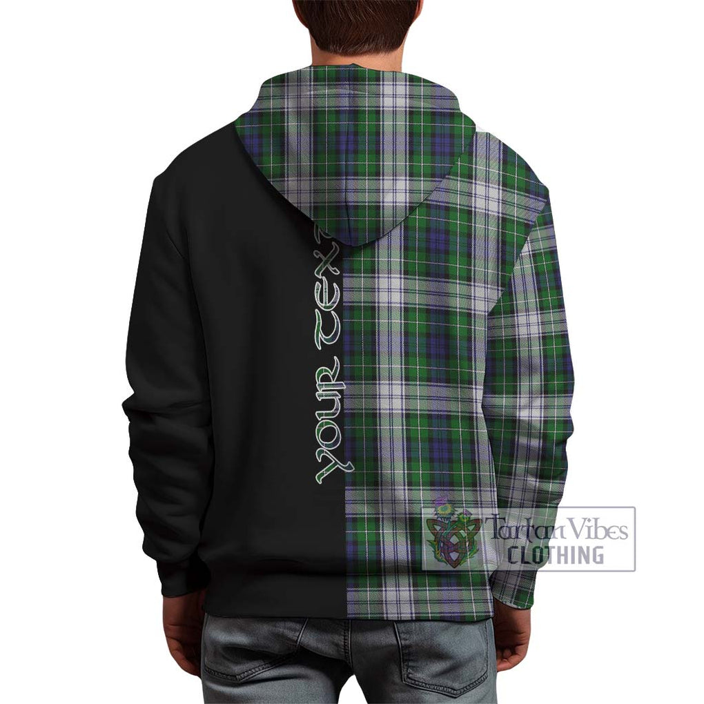 Forbes Dress Tartan Hoodie with Family Crest and Half Of Me Style - Tartanvibesclothing Shop