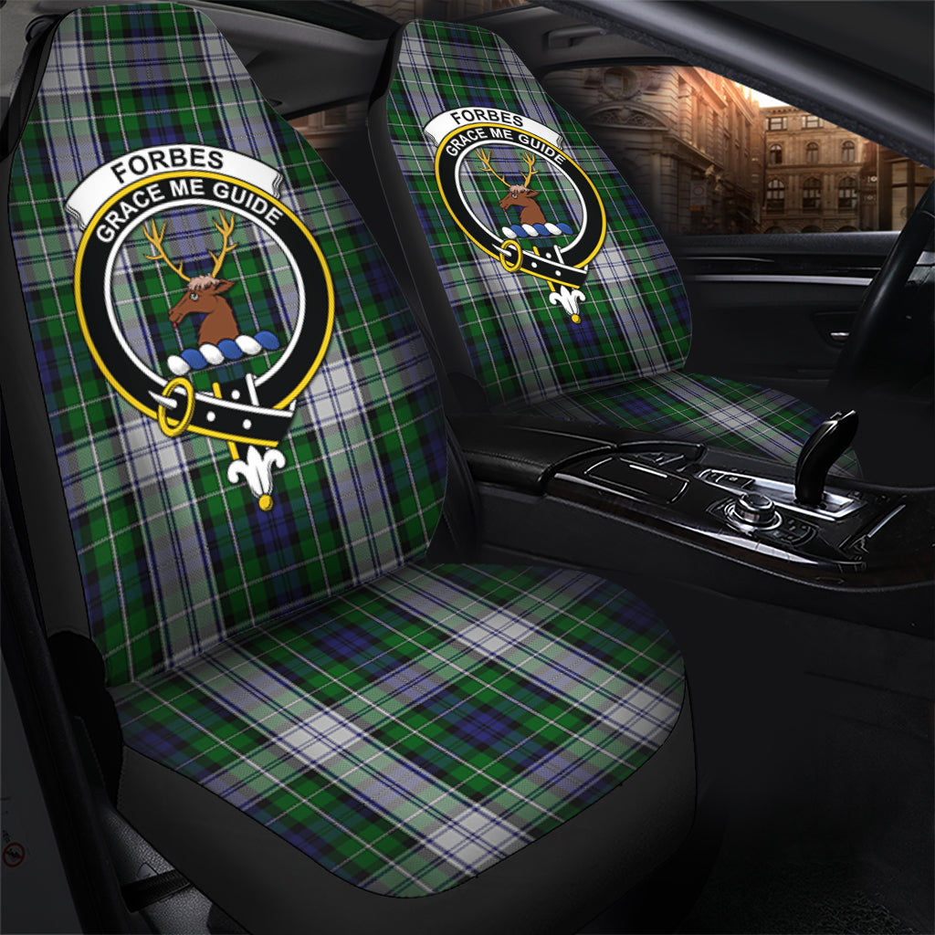 Forbes Dress Tartan Car Seat Cover with Family Crest - Tartanvibesclothing