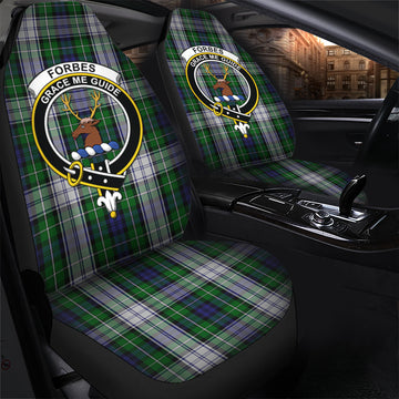 Forbes Dress Tartan Car Seat Cover with Family Crest