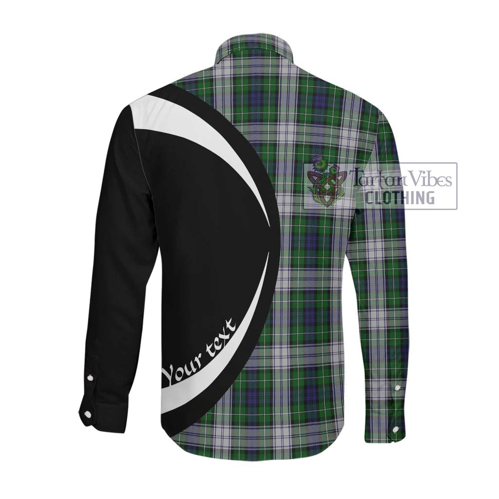 Forbes Dress Tartan Long Sleeve Button Up with Family Crest Circle Style Men's Shirt - Tartan Vibes Clothing