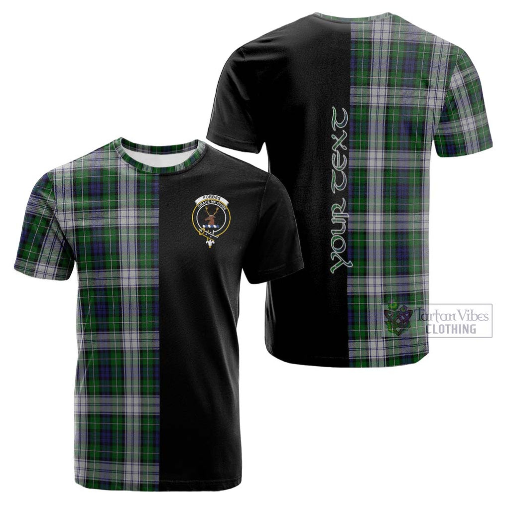 Tartan Vibes Clothing Forbes Dress Tartan Cotton T-shirt with Family Crest and Half Of Me Style