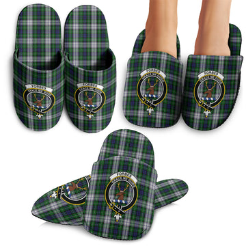 Forbes Dress Tartan Home Slippers with Family Crest