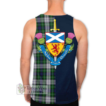 Forbes Dress Tartan Men's Tank Top Alba with Scottish Lion Royal Arm Half Style