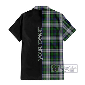 Forbes Dress Tartan Short Sleeve Button Shirt with Family Crest and Half Of Me Style