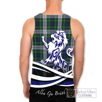 Forbes Dress Tartan Men's Tank Top with Alba Gu Brath Regal Lion Emblem