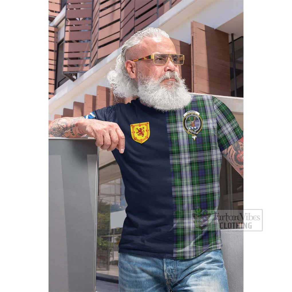 Tartan Vibes Clothing Forbes Dress Tartan Cotton T-shirt with Scottish Lion Royal Arm Half Style