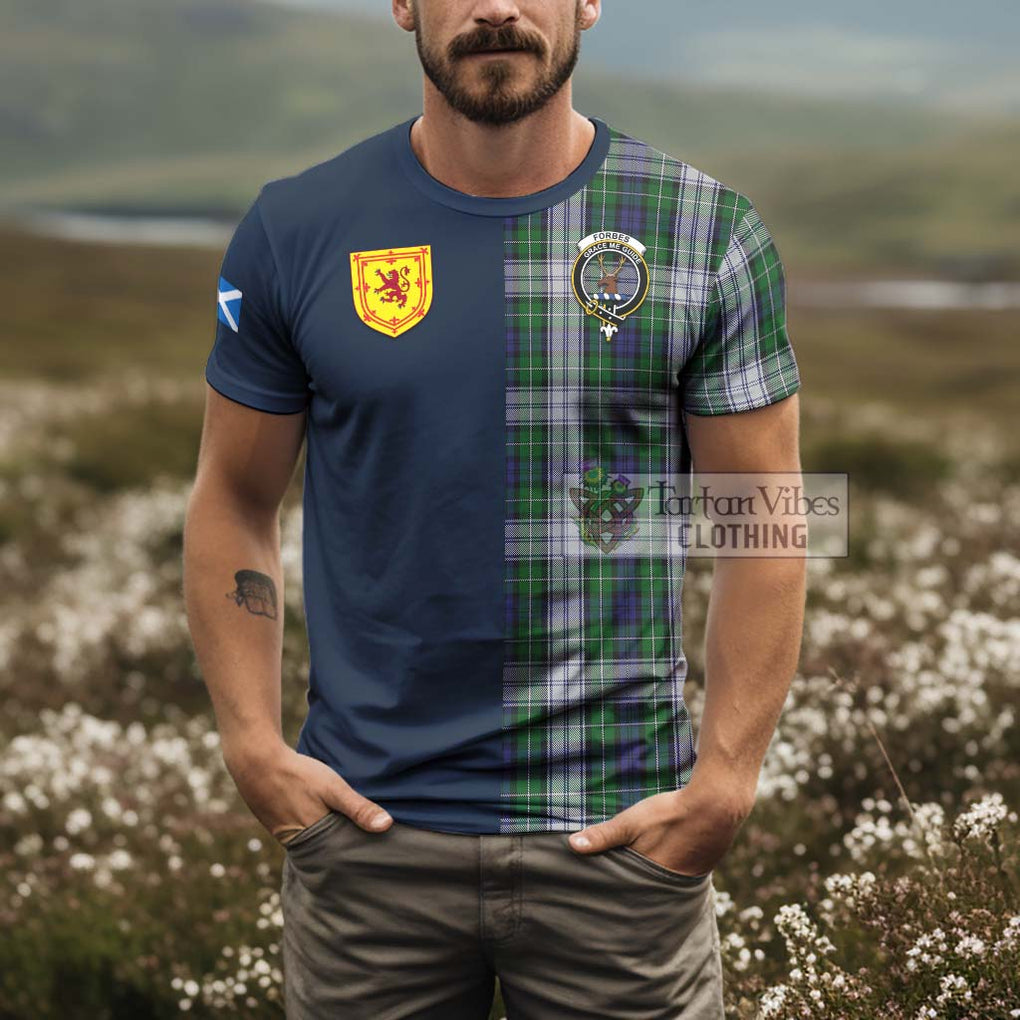 Tartan Vibes Clothing Forbes Dress Tartan T-Shirt Alba with Scottish Lion Royal Arm Half Style